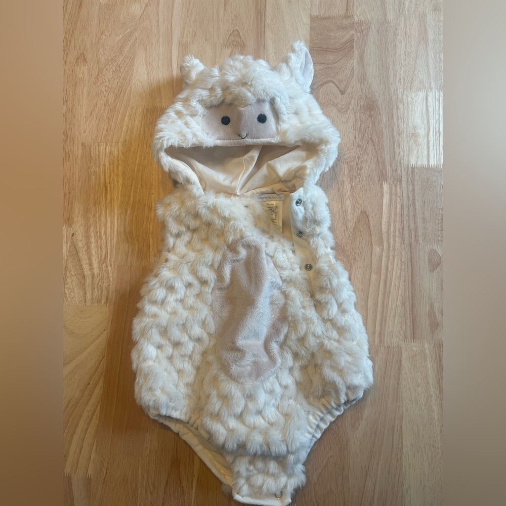 Pottery Barn Kids Sheep Costume Baby 12 month size